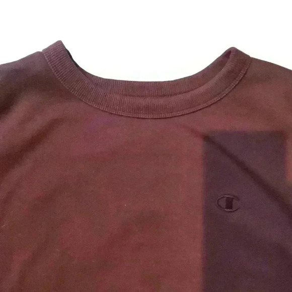 Burgandy Champions Crew Neck Pullover Sweater Sz Med - Picture 2 of 6